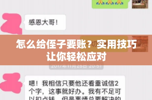 怎么给侄子要账？实用技巧让你轻松应对