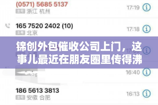 锦创外包催收公司上门，这事儿最近在朋友圈里传得沸沸扬扬。今天，咱们就来聊聊这个话题，看看锦创外包催收公司上门的背后，究竟隐藏着哪些故事。