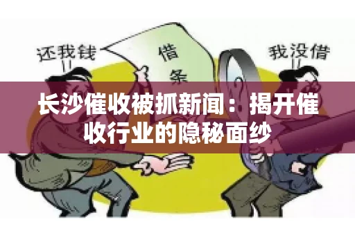 长沙催收被抓新闻：揭开催收行业的隐秘面纱