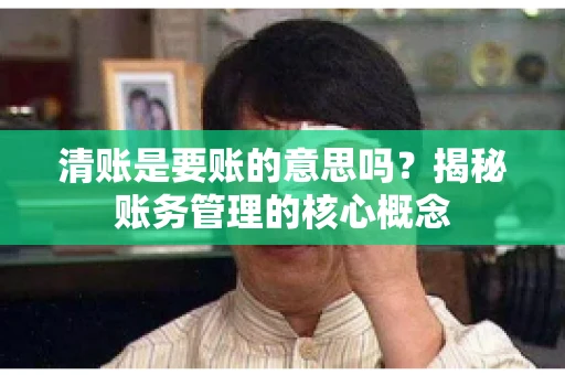 清账是要账的意思吗？揭秘账务管理的核心概念