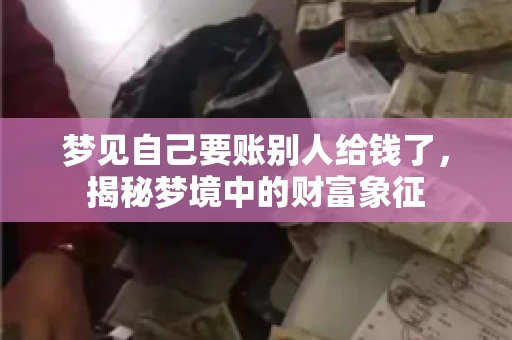 梦见自己要账别人给钱了，揭秘梦境中的财富象征