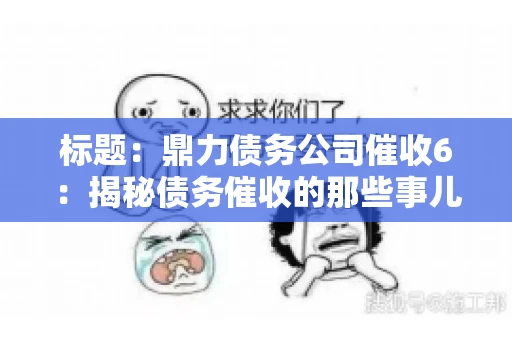 标题：鼎力债务公司催收6：揭秘债务催收的那些事儿