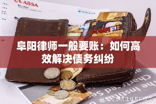 阜阳律师一般要账：如何高效解决债务纠纷