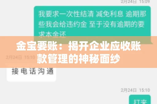 金宝要账：揭开企业应收账款管理的神秘面纱