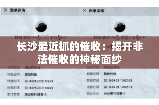 长沙最近抓的催收：揭开非法催收的神秘面纱